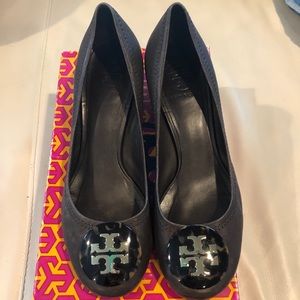 VGUC Tory Burch chocolate brown Amy pumps sz 7